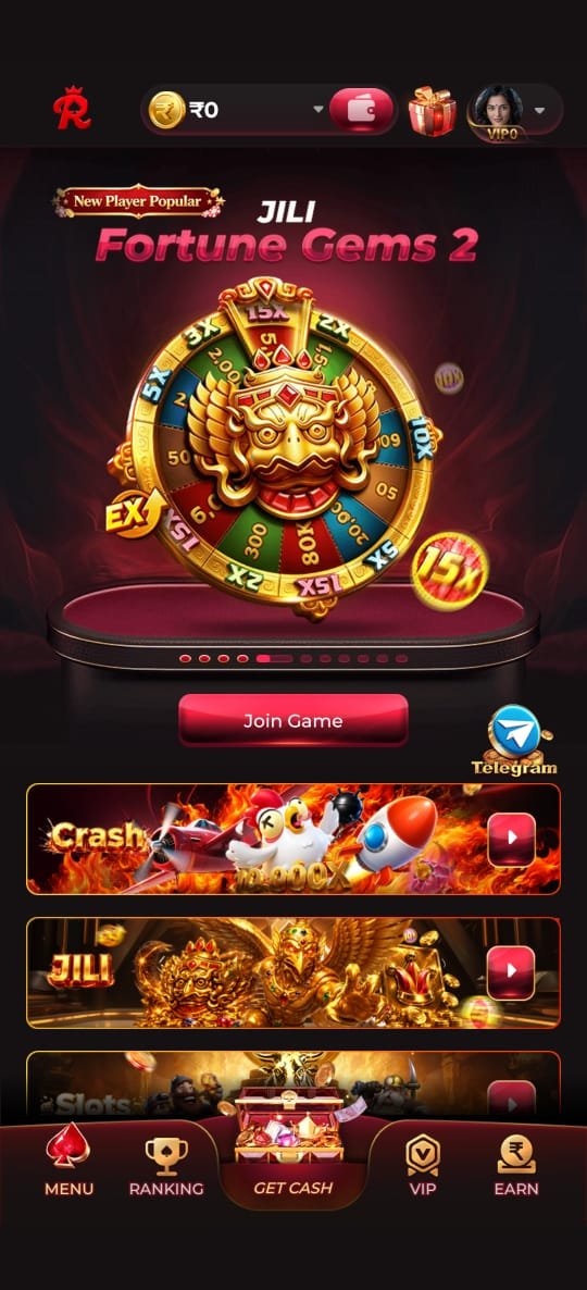 Rajace Game Fortune Gems 2 gaming screen